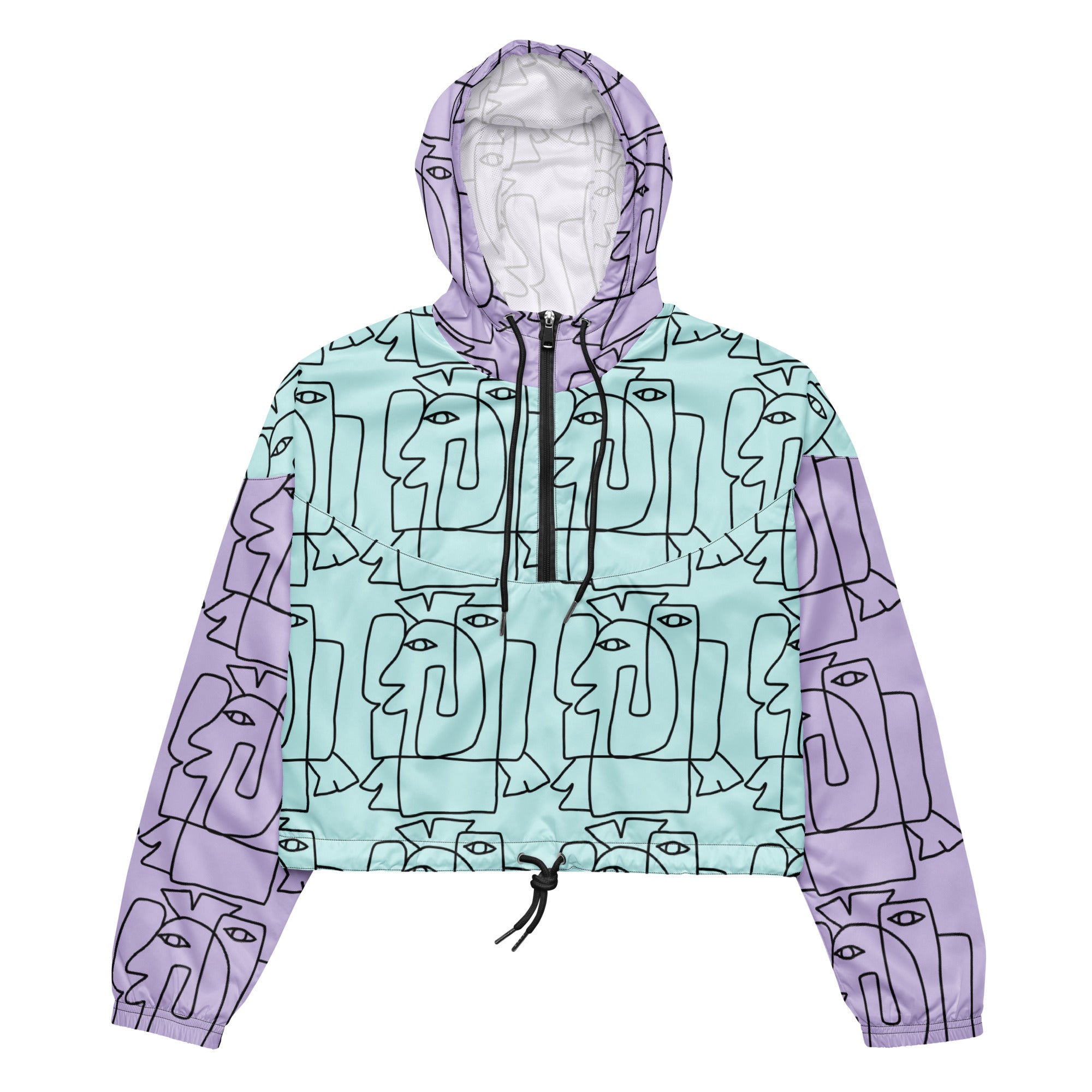 Women’s cropped windbreaker