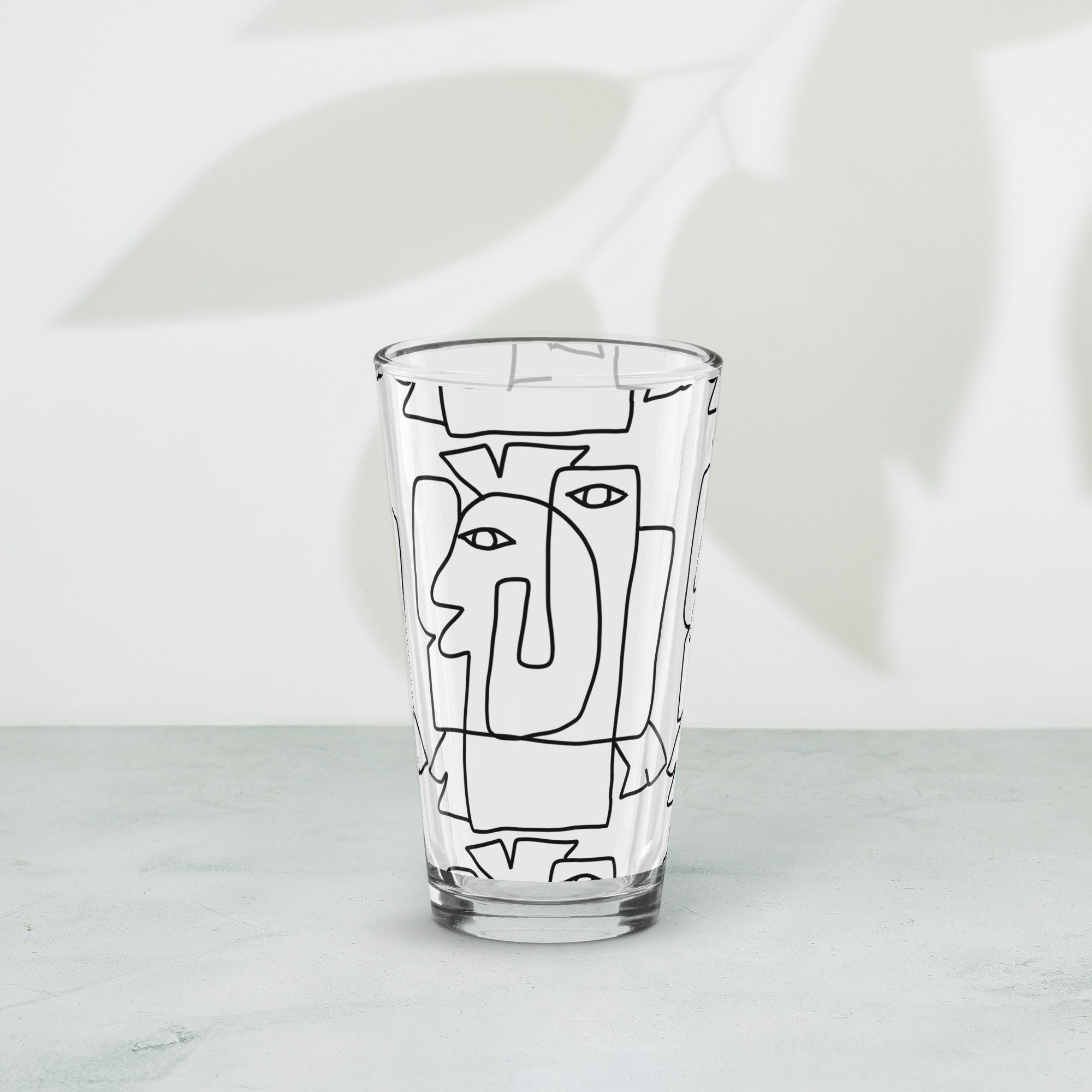 Shaker pint glass