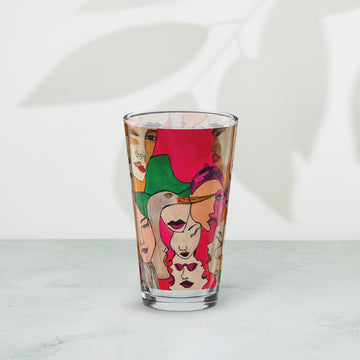 Shaker pint glass