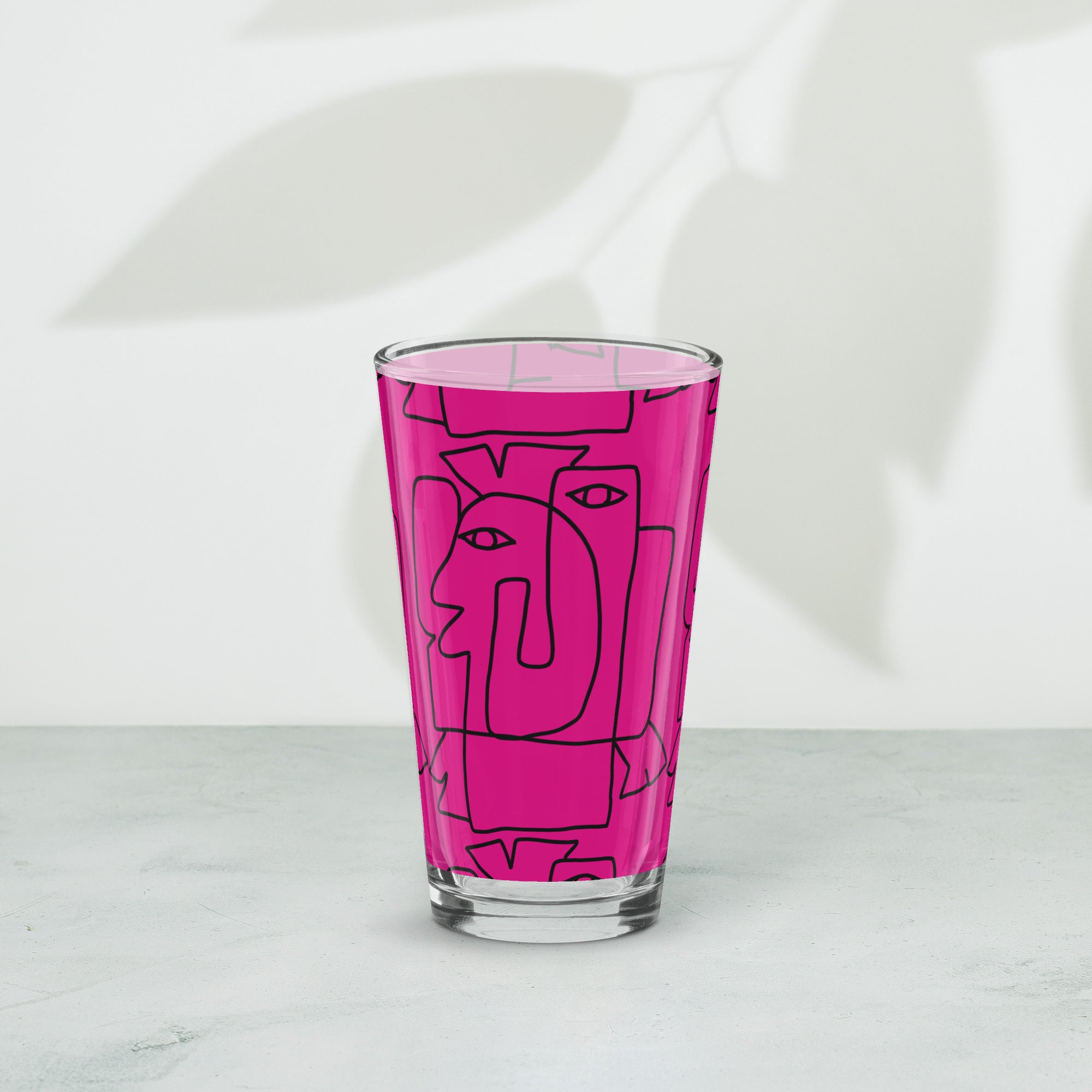 Shaker pint glass