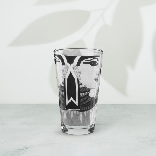 Shaker pint glass